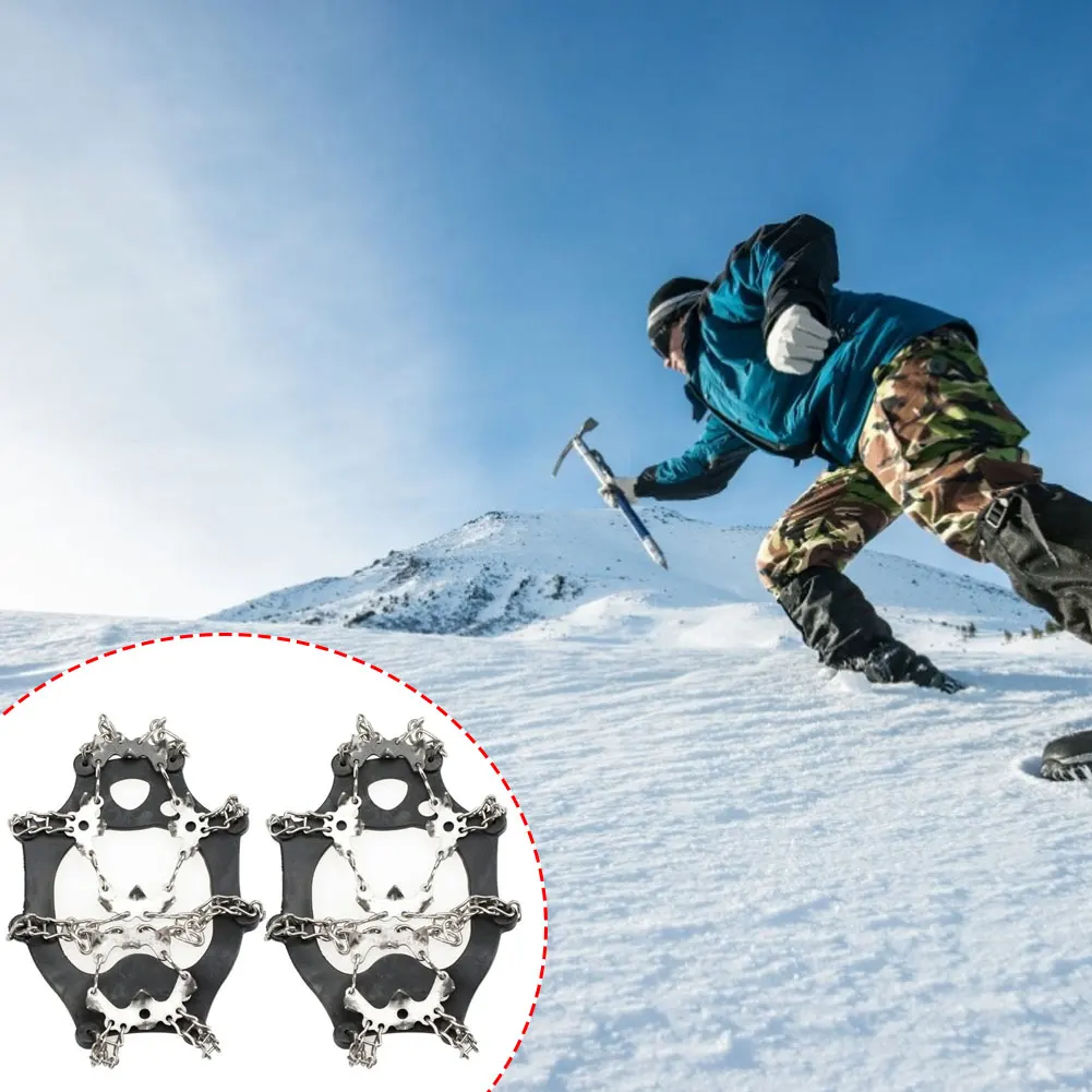 1Pair 19-Teeth Ice Snow Crampons Anti-slip Climbing Gripper Spike Cleats Ice Cleats Crampons for Walking Climbing And Hiking
1Pair 19-Teeth Ice Snow Crampons Anti-slip Climbing Gripper Spike Cleats Ice Cleats Crampons for Walking Climbing And Hiking