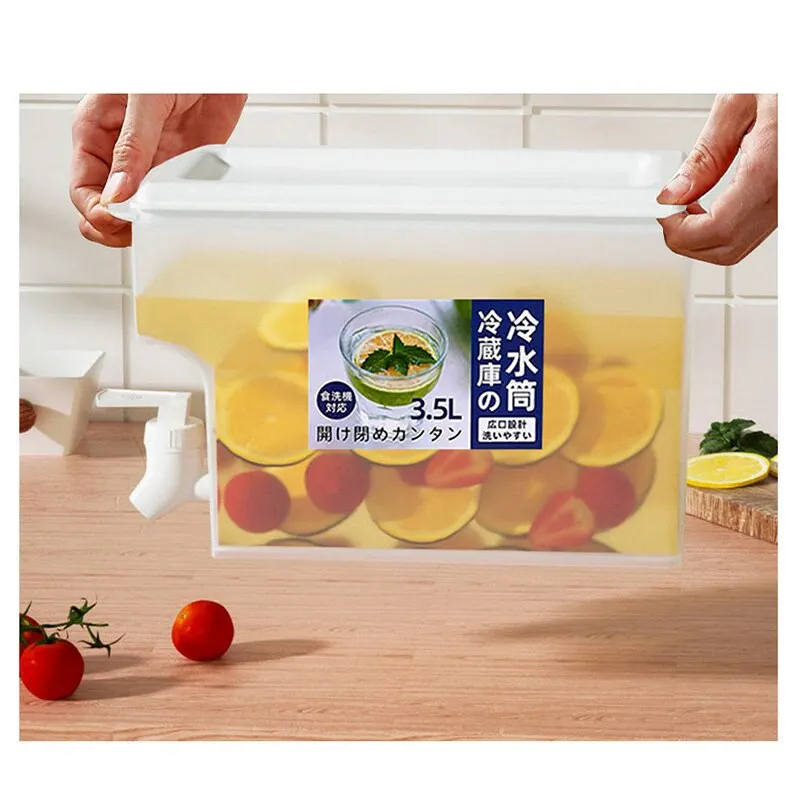 Water Pitcher Jug With Faucet Cold Lemon Juice Jugs Kitchen Drinkware Kettle Pot Cold Ice Bottle Refrigerator Water Container
Water Pitcher Jug With Faucet Cold Lemon Juice Jugs Kitchen Drinkware Kettle Pot Cold Ice Bottle Refrigerator Water Container
