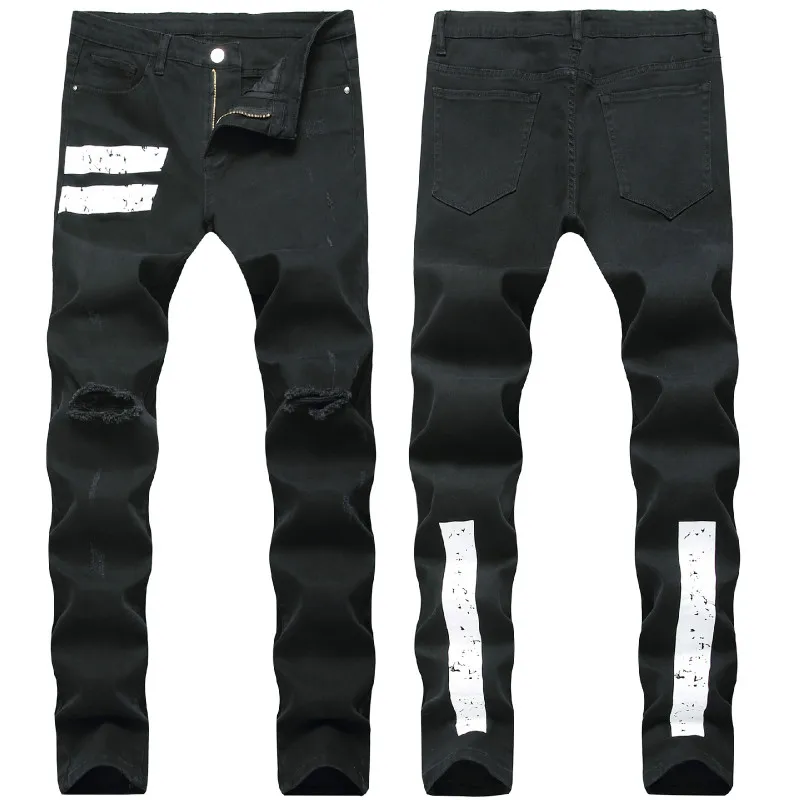 New Variety Model Black and White Patchwork Print Stretch Skinny Jeans fashion men knee hole print hip-hop street denim pants
New Variety Model Black and White Patchwork Print Stretch Skinny Jeans fashion men knee hole print hip-hop street denim pants