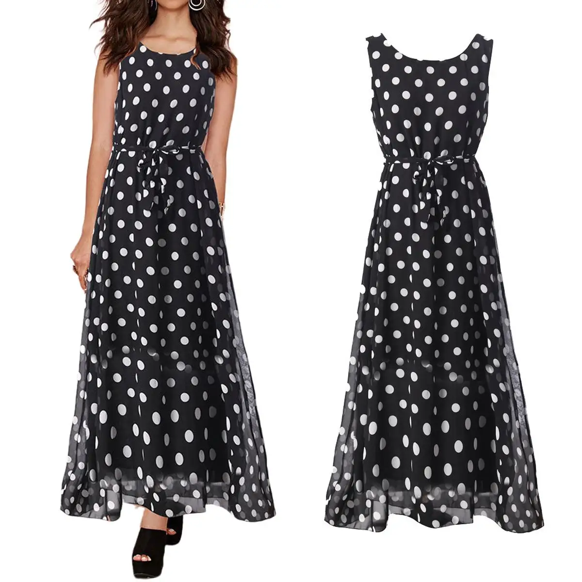 ZITY 2020 Polka Dot Dress Women Summer Boho Beach Mini Dress Casual Sleeveless Ladies Office Elegant Dress Vestido Mujer
ZITY 2020 Polka Dot Dress Women Summer Boho Beach Mini Dress Casual Sleeveless Ladies Office Elegant Dress Vestido Mujer