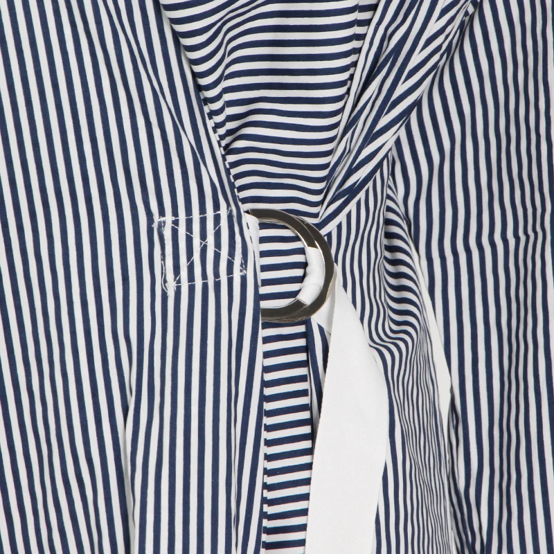 Striped Casual Dress For Women Asymmetrical Collar Long Sleeve Lace Up Hit Color Dresses Female Clothing 2021 Style
Striped Casual Dress For Women Asymmetrical Collar Long Sleeve Lace Up Hit Color Dresses Female Clothing 2021 Style