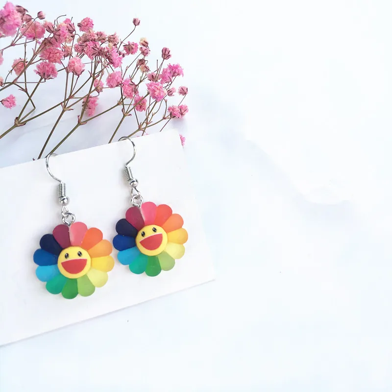 2021 New Cartoon Cute Resin Earrings Colorful Sunflower Drop Earrings For Girls Women Children Birthday Gift Lovely Jewelry
2021 New Cartoon Cute Resin Earrings Colorful Sunflower Drop Earrings For Girls Women Children Birthday Gift Lovely Jewelry