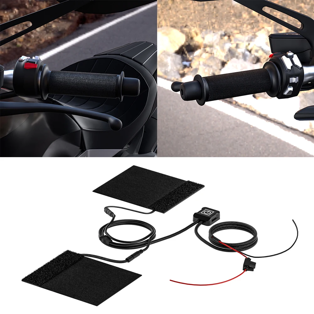 12V Motorcycle Handlebar Smart Temperature Control Electric Heated Grip Pad Kit 3 Modes for Motorbike ATV Winter Hand Warmer
12V Motorcycle Handlebar Smart Temperature Control Electric Heated Grip Pad Kit 3 Modes for Motorbike ATV Winter Hand Warmer