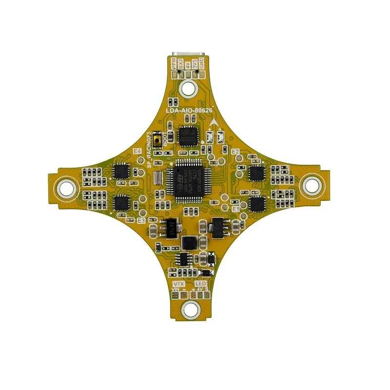 LDARC F3E10A(FC + ESC) AIO SpracingF3 FC fimware 10A BLHeliS suppot 2S Входная мощность tiny GT7 GT8 FC
LDARC F3E10A(FC + ESC) AIO SpracingF3 FC fimware 10A BLHeliS suppot 2S Входная мощность tiny GT7 GT8 FC