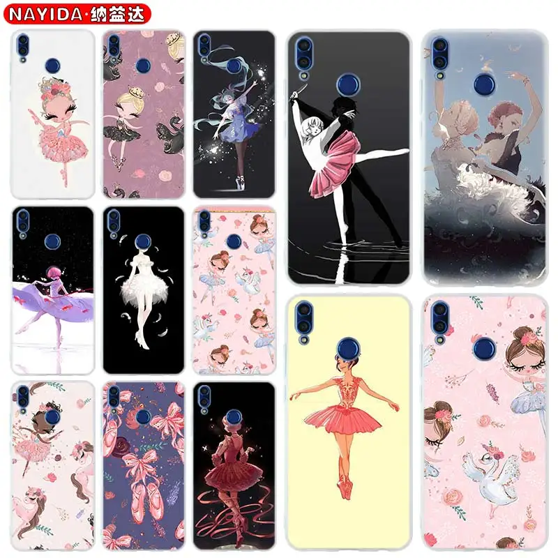 

Soft Silicone Case For Huawei Honor 30 20 10 7a Pro 9 9X Lite 30a 9a 8a 8X 10i 20i Cover Ballet Dance Girl Ballerina