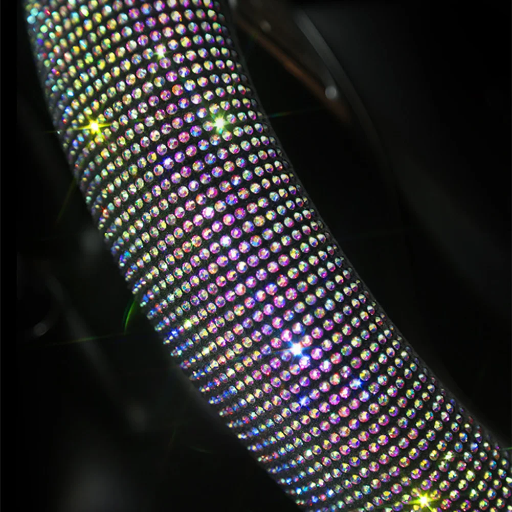 Car Steering Wheel Cover with Colorful Rhinestone Ladies Cover Goddess Four Seasons Universal Cute Cartoon Steering Wheel Cover
Car Steering Wheel Cover with Colorful Rhinestone Ladies Cover Goddess Four Seasons Universal Cute Cartoon Steering Wheel Cover