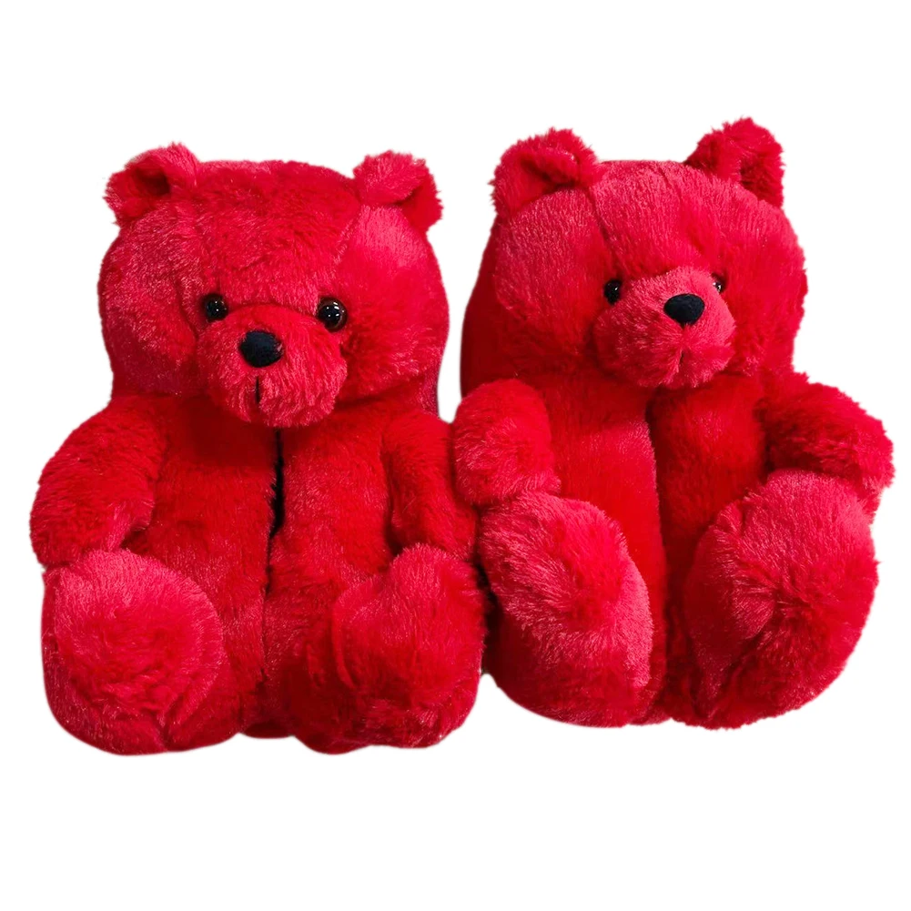 Cute Furry Faux Teddy Bear Slippers Women Home Winter Warm Plush Flip Flop Shoes Warm Shoes Cartoon Plush Teddy Bear Slippers
Cute Furry Faux Teddy Bear Slippers Women Home Winter Warm Plush Flip Flop Shoes Warm Shoes Cartoon Plush Teddy Bear Slippers