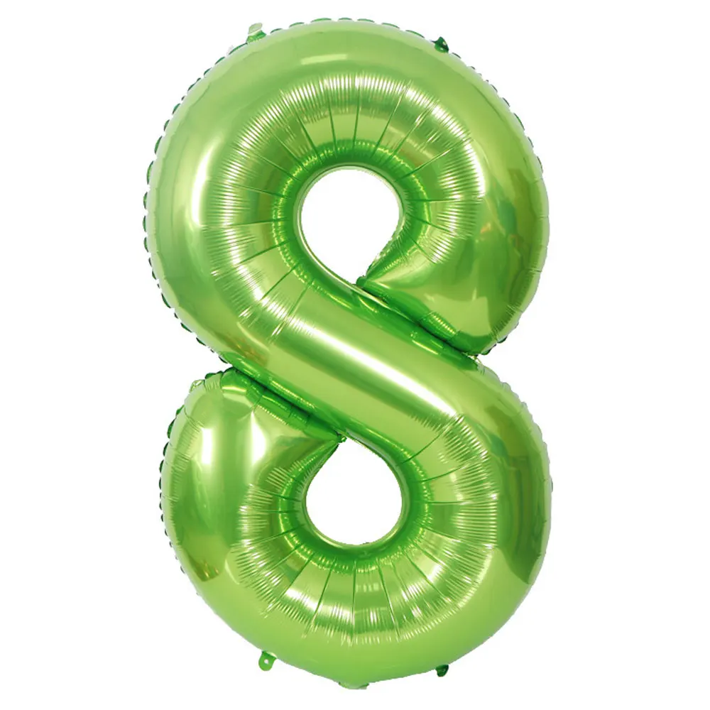 40inch Fruit Green Number Ballons Digit Helium Air Ball Foil Balloons Boy Girl Happy Birthday Decoration Wedding Party Supplies
40inch Fruit Green Number Ballons Digit Helium Air Ball Foil Balloons Boy Girl Happy Birthday Decoration Wedding Party Supplies