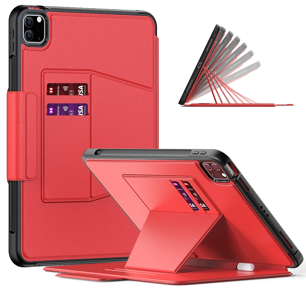 PU leather card slot case for iPad 2021 iPad Pro iPad air new ipad ipad mini 4 5 6 protective stand case with auto sleep
PU leather card slot case for iPad 2021 iPad Pro iPad air new ipad ipad mini 4 5 6 protective stand case with auto sleep