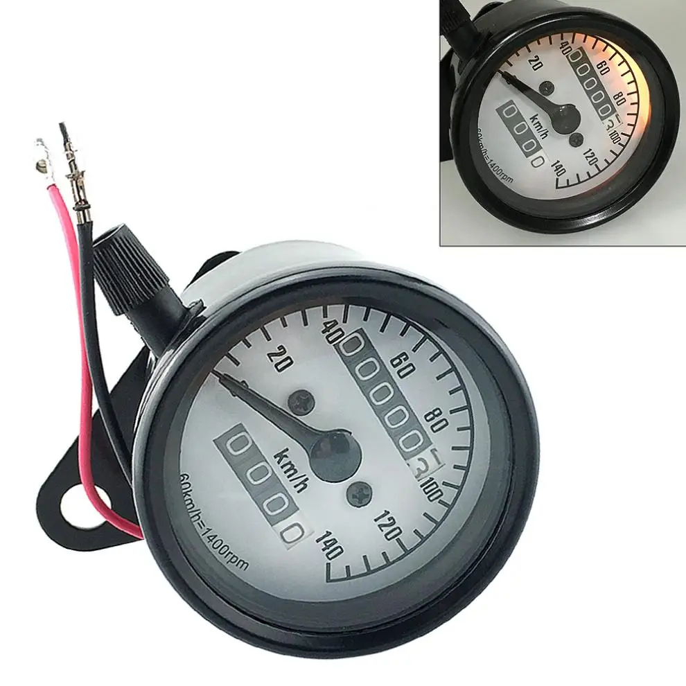 Universal 12V 140km/h Dual Odometer Speedometer Gauge Speed Meter Night Light Backlight
Universal 12V 140km/h Dual Odometer Speedometer Gauge Speed Meter Night Light Backlight