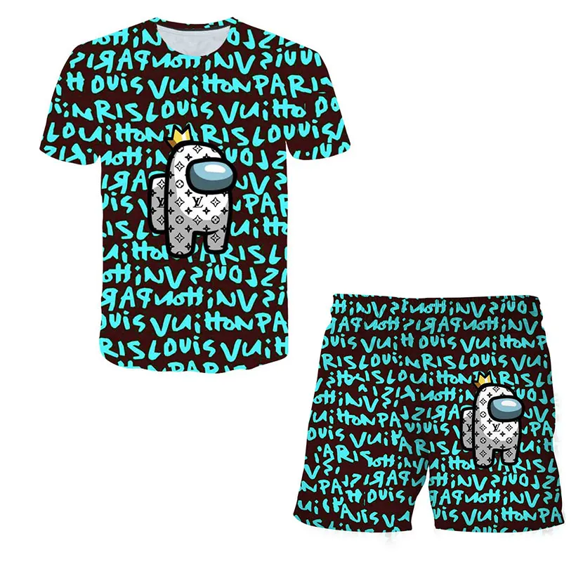 Children's Kids Short Sleeve SetT-Shirt Sleeve + Shorts 2-12 Years Old Toddler Polyester T-Shirt Top Beach Kid 2 Piece Set
Children's Kids Short Sleeve SetT-Shirt Sleeve + Shorts 2-12 Years Old Toddler Polyester T-Shirt Top Beach Kid 2 Piece Set