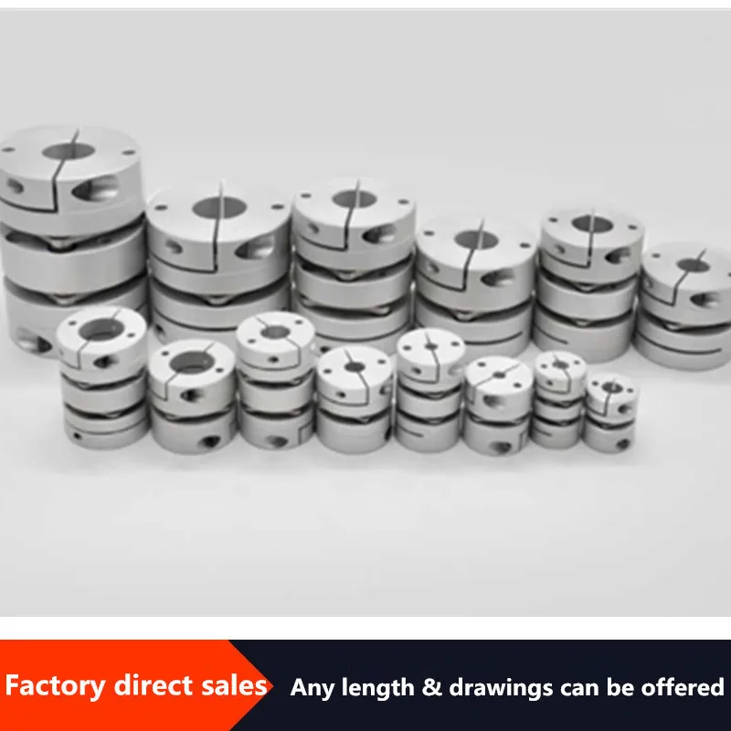 flexible single diaphragm coupling 1PC D26L26 inner hole 5/6/6.35/ 8/10mm Aluminum alloy elastic Servo motor screw rod coupling
flexible single diaphragm coupling 1PC D26L26 inner hole 5/6/6.35/ 8/10mm Aluminum alloy elastic Servo motor screw rod coupling