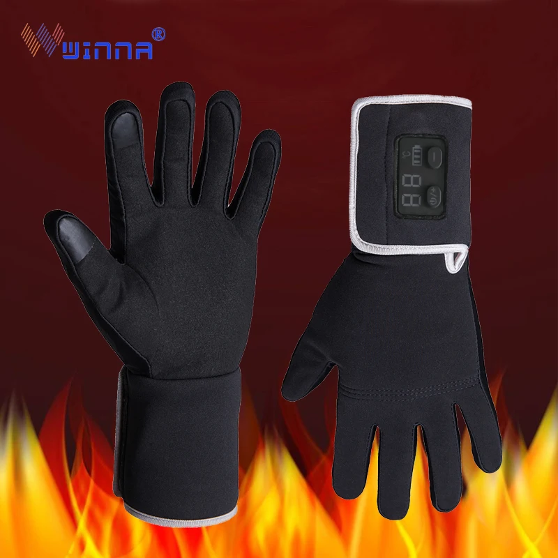 Winter Unisex Electric Heated Gloves with Sheepskin Three-mode Thermostatic Heating Mitten Windproof Touch Screen Outdoor Sports
Winter Unisex Electric Heated Gloves with Sheepskin Three-mode Thermostatic Heating Mitten Windproof Touch Screen Outdoor Sports