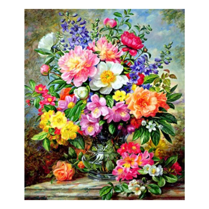 DIY Full Square Diamond Painting Flower Bouquet Diamond Embroidery Rhinestone Picture Diamond Gift 
DIY Full Square Diamond Painting Flower Bouquet Diamond Embroidery Rhinestone Picture Diamond Gift