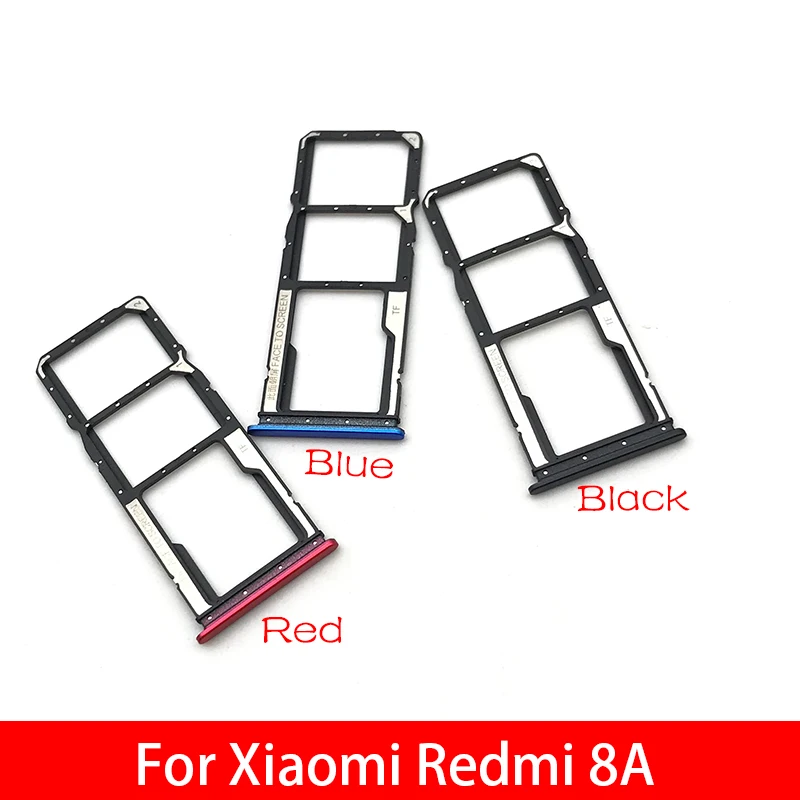 Слот для Sim-карты слот SD-карты держатель адаптер запасные части Xiaomi Redmi 8A |