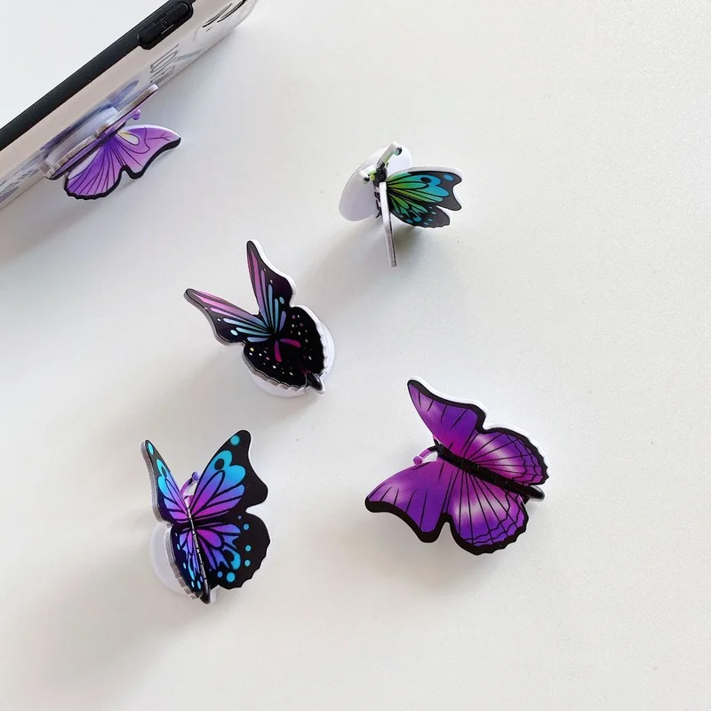 New 1PC Cute 3D Butterfly Folding stand For Mobile phone Holder for iPhone 11 For Samsung For Huawei For smartphone socket
New 1PC Cute 3D Butterfly Folding stand For Mobile phone Holder for iPhone 11 For Samsung For Huawei For smartphone socket