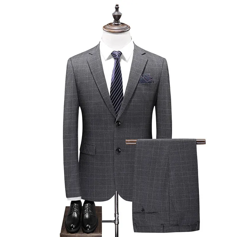 Suit suit for men 2020 new business casual plaid suit suit for wedding and groom tuxedo suit three piece set
Suit suit for men 2020 new business casual plaid suit suit for wedding and groom tuxedo suit three piece set