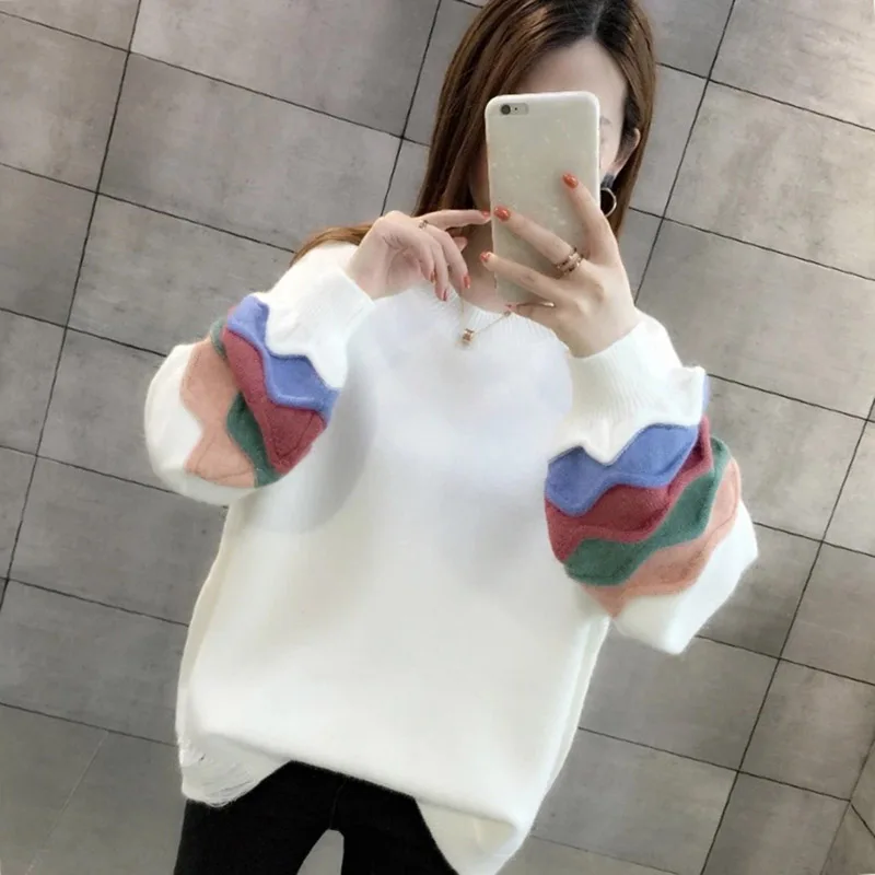 Pop Women Winter O-Neck Sweater Pullovers Knitwear Loose Knitted Sweater Jumpers Tops Pop 88
Pop Women Winter O-Neck Sweater Pullovers Knitwear Loose Knitted Sweater Jumpers Tops Pop 88