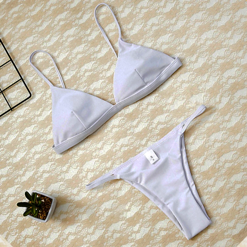 Women Micro Bikini set Push Up Swimwear Solid Beach Bathing Suit Brazilian Thong Swimsuit For Girls Bikini Swim Suit Femme
Women Micro Bikini set Push Up Swimwear Solid Beach Bathing Suit Brazilian Thong Swimsuit For Girls Bikini Swim Suit Femme