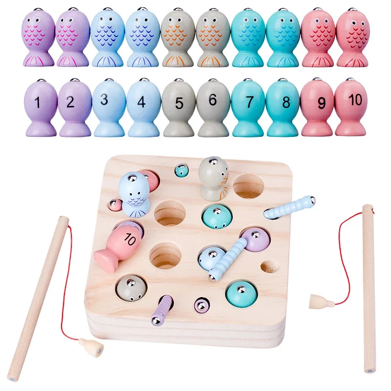 New Baby Wooden Montessori Toys Digit Magnetic Games Fishing Toys Game Catch Worm Educational Puzzle Toys For Children Gifts
New Baby Wooden Montessori Toys Digit Magnetic Games Fishing Toys Game Catch Worm Educational Puzzle Toys For Children Gifts