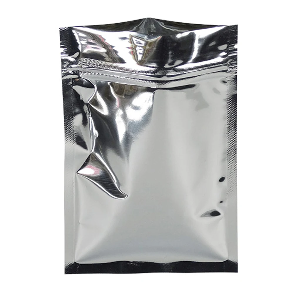 100Pcs Resealable Aluminum Foil Zip Lock Packaging Bag Food Snack Mylar Storage Pouches Powder Dry Flower Zipper Tear Notch
100Pcs Resealable Aluminum Foil Zip Lock Packaging Bag Food Snack Mylar Storage Pouches Powder Dry Flower Zipper Tear Notch