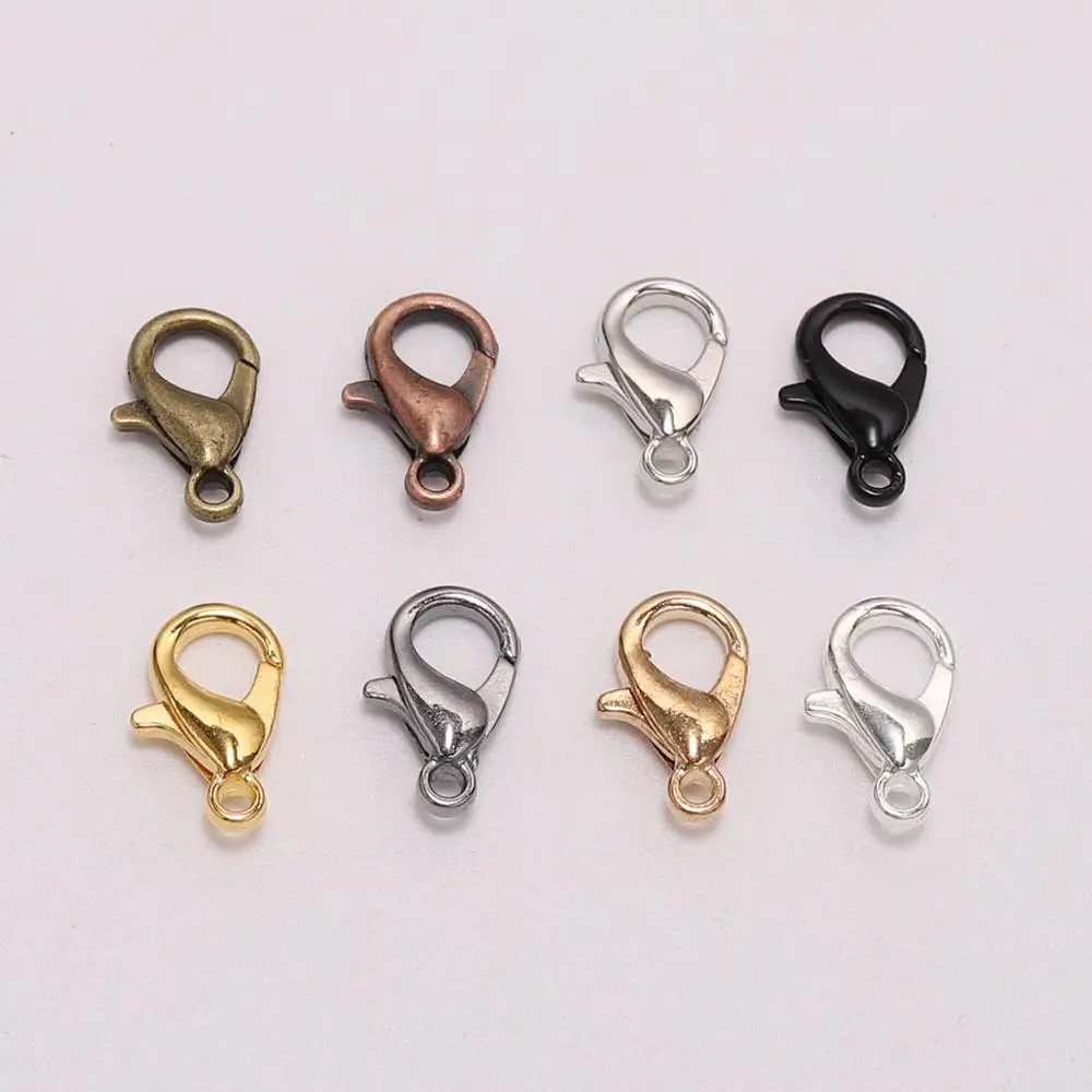 50Pcs/Lot Gold Lobster Clasp Hooks Connector Alloy Necklace Bracelet Chain for DIY Jewelry Making Findings Accessory Supplies
50Pcs/Lot Gold Lobster Clasp Hooks Connector Alloy Necklace Bracelet Chain for DIY Jewelry Making Findings Accessory Supplies