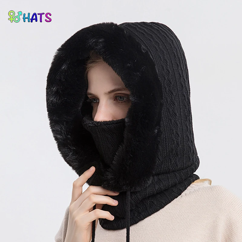 Winter hat outdoor riding headgear cold-proof ski cap warm bib face mask integrated cold-proof hood
Winter hat outdoor riding headgear cold-proof ski cap warm bib face mask integrated cold-proof hood