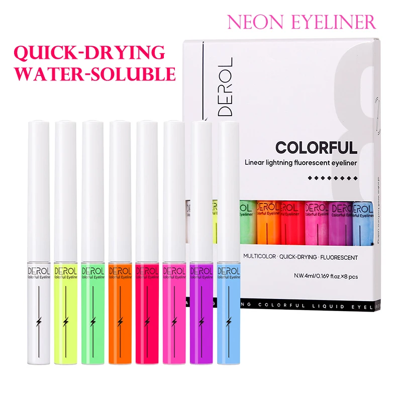 Neon eyeliner quick-drying water-soluble color luminous UV eyeliner pen Quick-drying water-soluble color luminous eyeliner
Neon eyeliner quick-drying water-soluble color luminous UV eyeliner pen Quick-drying water-soluble color luminous eyeliner