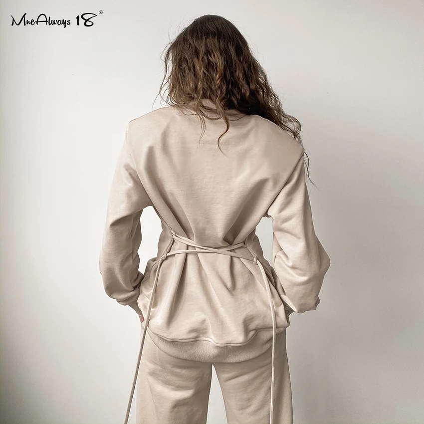 Mnealways18 Drawstring Solid Women Sweatpants Gray Autumn Sports Pants Elastic Waist Wide Leg Sweatpants Female Khaki Long Pants
Mnealways18 Drawstring Solid Women Sweatpants Gray Autumn Sports Pants Elastic Waist Wide Leg Sweatpants Female Khaki Long Pants