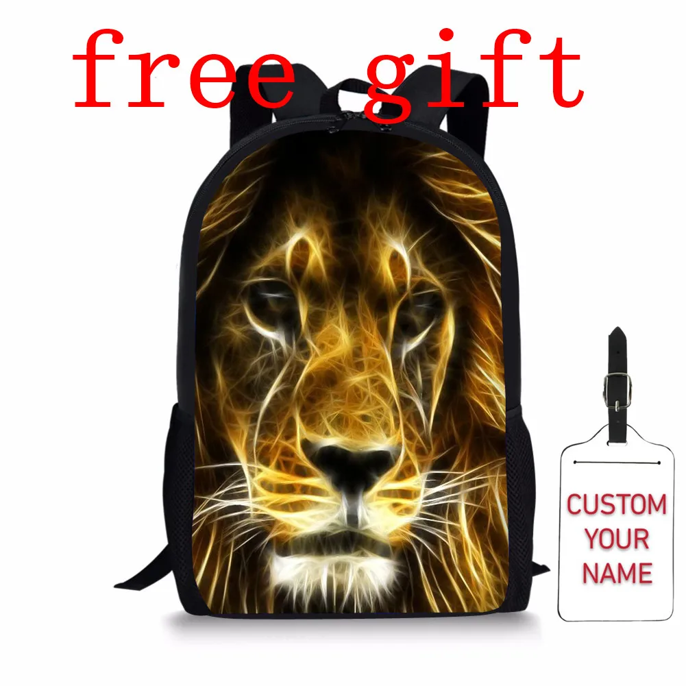 3D Animals Lion Tiger Leopard Pattern Teens Boys Children 17 Inch Backpack MultiPurpose School Bag For Kids Popular Mochila Niño
3D Animals Lion Tiger Leopard Pattern Teens Boys Children 17 Inch Backpack MultiPurpose School Bag For Kids Popular Mochila Niño