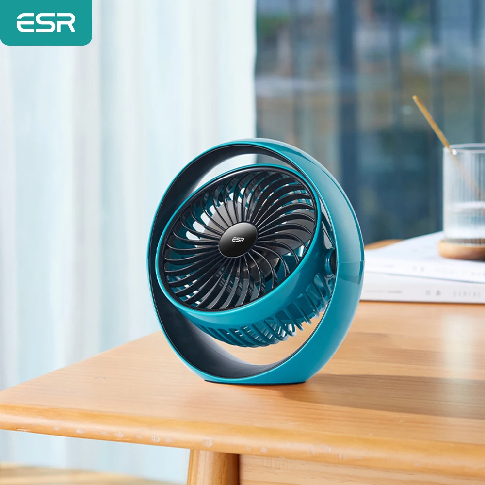 ESR USB Desk Fan Small Personal 2000mAh Desktop Table Fan 3 Gears Wind 5V/1A Operation Portable Mini Fan for Office Bedroom
ESR USB Desk Fan Small Personal 2000mAh Desktop Table Fan 3 Gears Wind 5V/1A Operation Portable Mini Fan for Office Bedroom