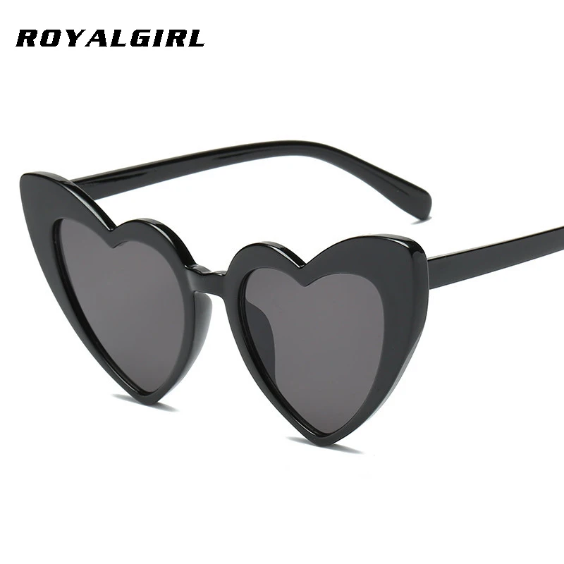 ROYAL GIRL Newest Love Heart Shape Sunglasses Women Vintage Black Pink Red Acetate Frame Gray Brown Lens Sun Glasses UV400 ss020
ROYAL GIRL Newest Love Heart Shape Sunglasses Women Vintage Black Pink Red Acetate Frame Gray Brown Lens Sun Glasses UV400 ss020
