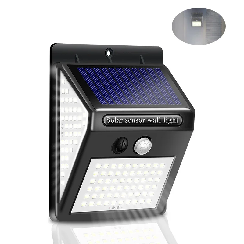 Solar Wall Light 100/140LED Sensor Street Light High Brightness Motion Outdoor Home Three-sided Waterproof
Solar Wall Light 100/140LED Sensor Street Light High Brightness Motion Outdoor Home Three-sided Waterproof