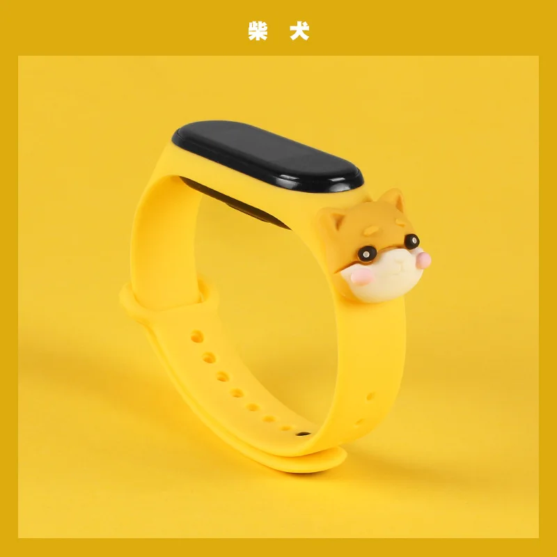 SLILE применимо к Xiaomi Смарт Браслет 3 4 ремешок на запястье для Mi band Силиконовый
