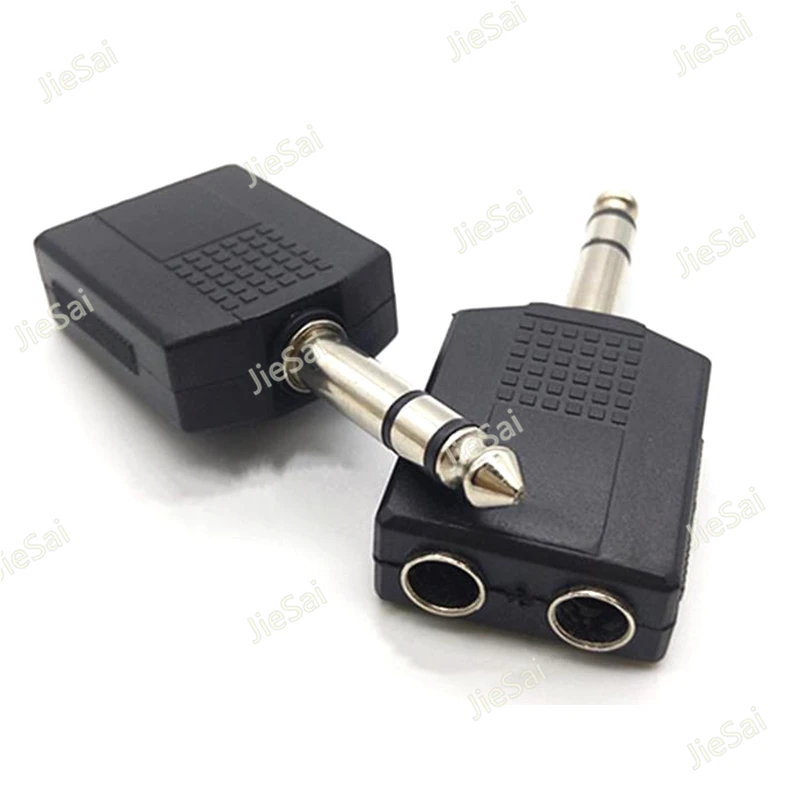 5pcs Dual Track 6.35mm/6.5 Male Plug to 6.5mm Double Lotus Famale Interface Microphone Audio Adapter Converter
5pcs Dual Track 6.35mm/6.5 Male Plug to 6.5mm Double Lotus Famale Interface Microphone Audio Adapter Converter