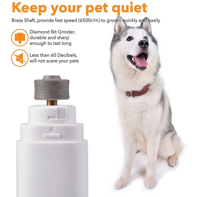 Pet Dogs Cats Electric Nail Grinder Pet Nail File Gentle Paws Grinding Clipper Polisher Grooming Tool
Pet Dogs Cats Electric Nail Grinder Pet Nail File Gentle Paws Grinding Clipper Polisher Grooming Tool