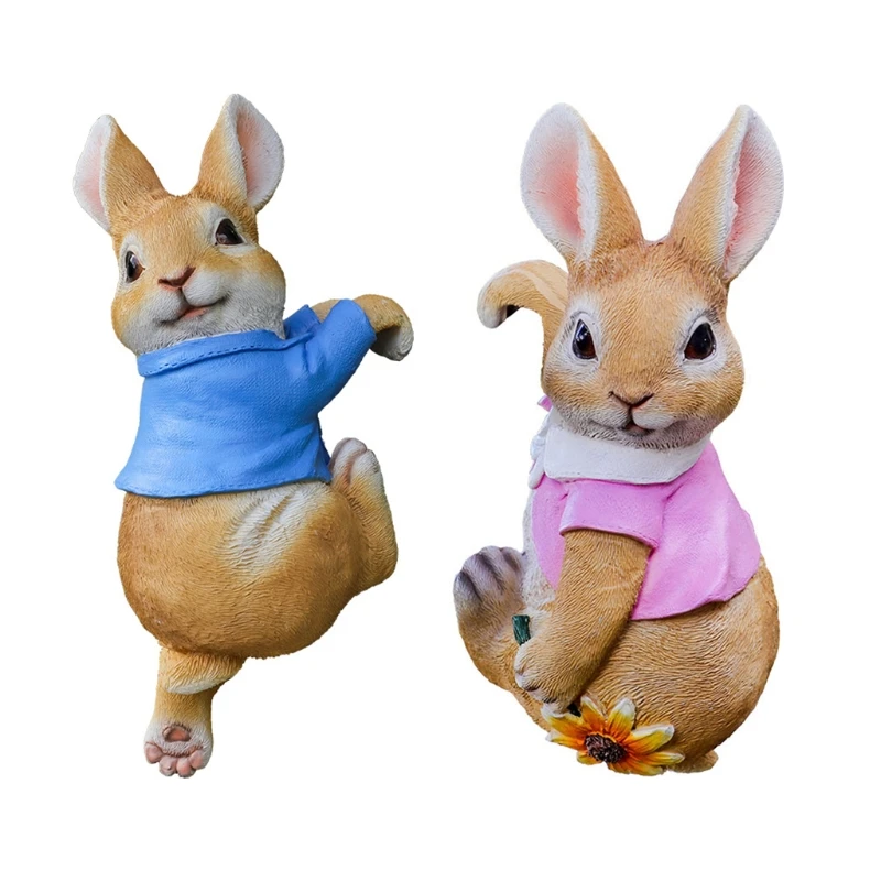 Cute Rabbit Ornaments Garden Statue Figurines Decor for Outdoor Decor Artwork Animal Statue Patio Office Ornaments
Cute Rabbit Ornaments Garden Statue Figurines Decor for Outdoor Decor Artwork Animal Statue Patio Office Ornaments