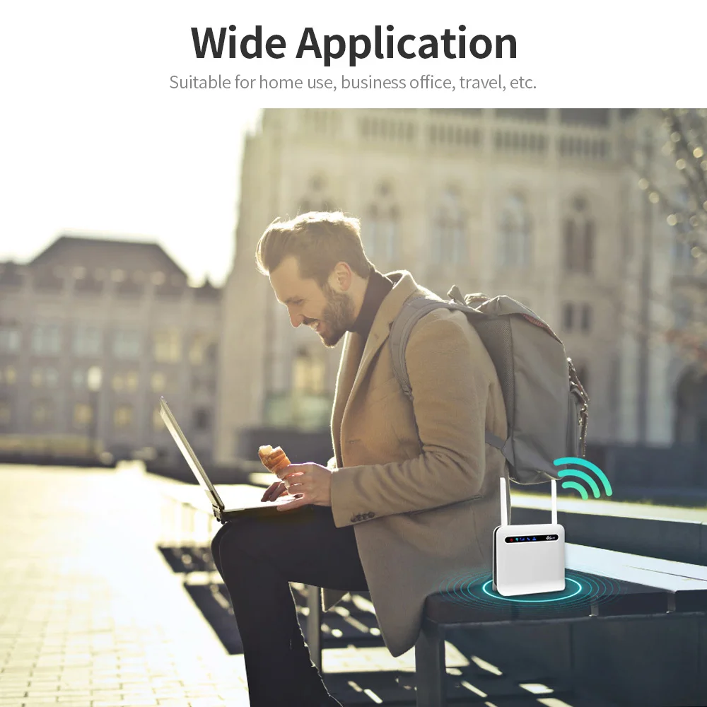 4G LTE Wireless Router 300Mbps High Power Industrial-grade CPE Router with 2 External Antennas and SIM Card Slot WIFI router
4G LTE Wireless Router 300Mbps High Power Industrial-grade CPE Router with 2 External Antennas and SIM Card Slot WIFI router