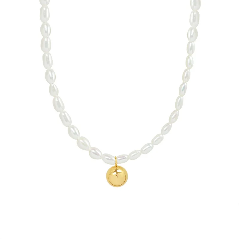 French Vintage Freshwater Pearls Necklace Stainless Steel for Women Gold/Silver Plated Fashion Jewelry Gift 2022 Girls Favorite
French Vintage Freshwater Pearls Necklace Stainless Steel for Women Gold/Silver Plated Fashion Jewelry Gift 2022 Girls Favorite