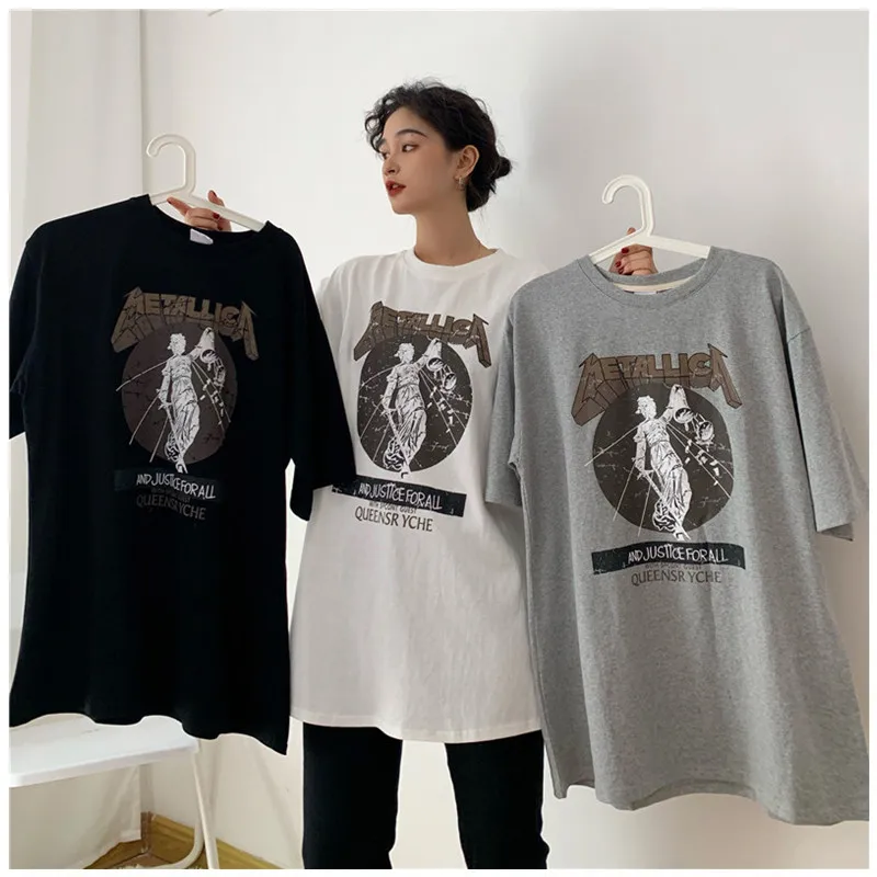 Harajuku Style Women's Clothing 2020 New Summer Student Casual Top Retro Printed Mid-length Short-sleeved T-shirt
Harajuku Style Women's Clothing 2020 New Summer Student Casual Top Retro Printed Mid-length Short-sleeved T-shirt