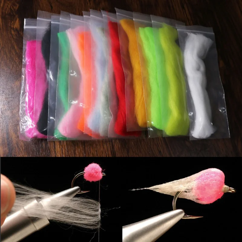 1 Bag Craft Fur Soft Synthetic Fiber Streamer Tail Wing Fly Fishing Tying Materials Artificial Fishing Lure Outdoor
1 Bag Craft Fur Soft Synthetic Fiber Streamer Tail Wing Fly Fishing Tying Materials Artificial Fishing Lure Outdoor