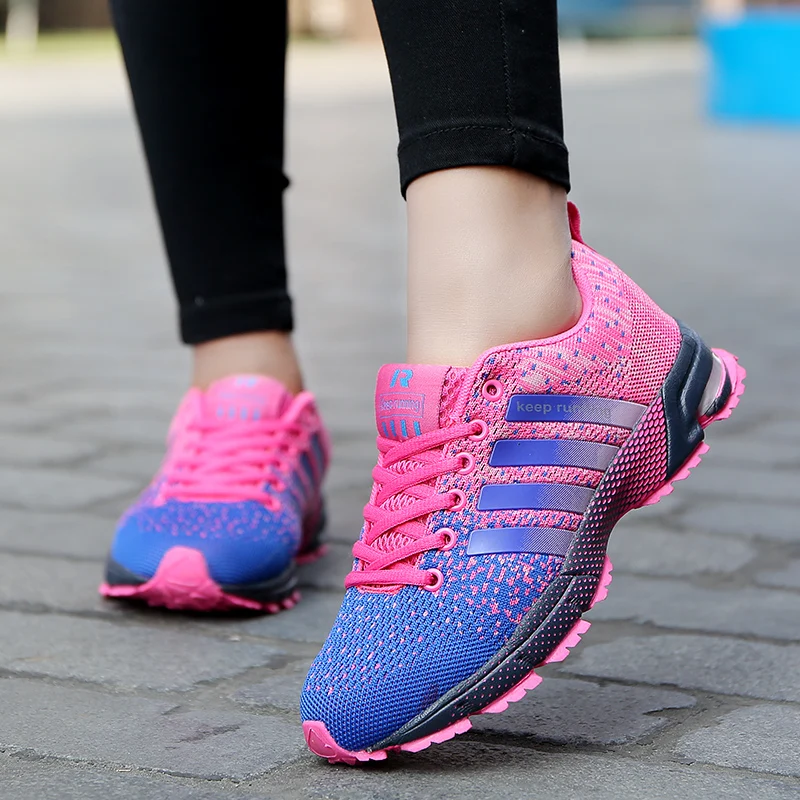 New 2021 Running Shoes For Women Breathable Sports Shoes Lightweight Sneakers for Women Comfortable Athletic Training Footwear
New 2021 Running Shoes For Women Breathable Sports Shoes Lightweight Sneakers for Women Comfortable Athletic Training Footwear