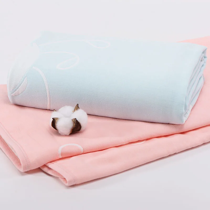 Bedding Spring Summer Blanket Mixed Fiber Cotton Gauze Six Layer Muslin Cloths Blankets for Children Baby
Bedding Spring Summer Blanket Mixed Fiber Cotton Gauze Six Layer Muslin Cloths Blankets for Children Baby