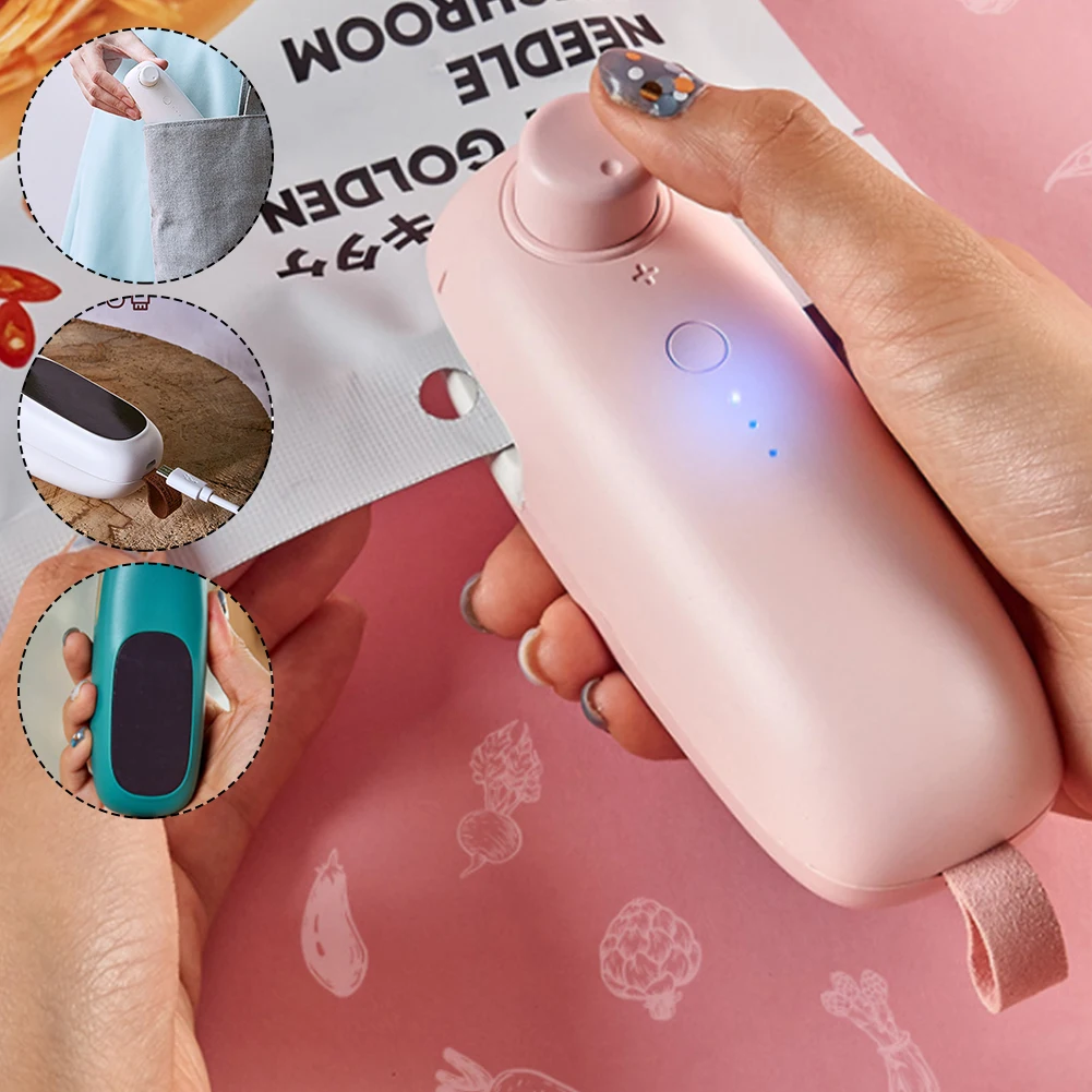 Portable Bag Sealer Handheld USB Charging Bag Heat Sealer with 3 Sealing Modes Sealing Machine for Food Storage Preservation
Portable Bag Sealer Handheld USB Charging Bag Heat Sealer with 3 Sealing Modes Sealing Machine for Food Storage Preservation