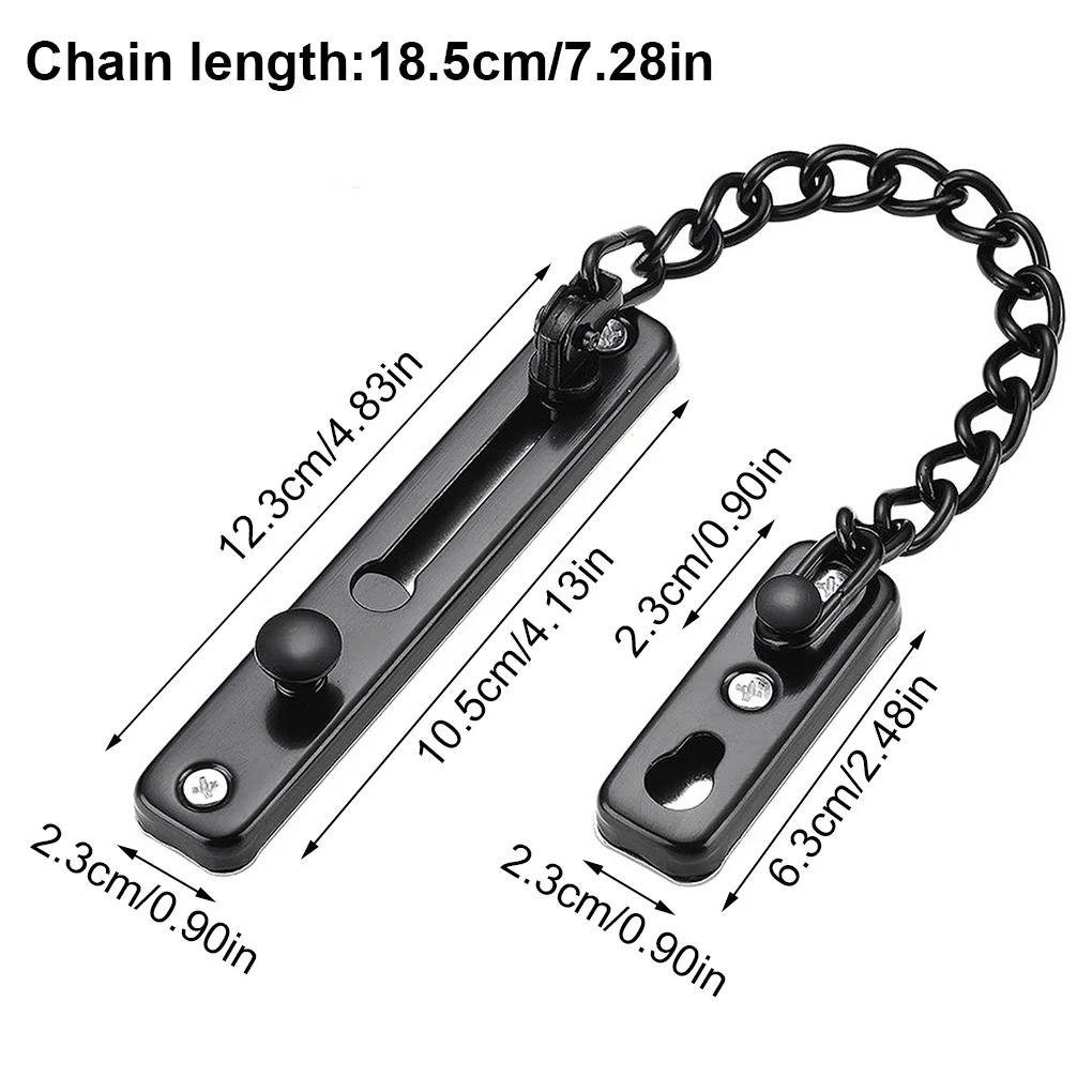 Chain Latch Stainless Steel Door Security Lock Anti-Theft Window Gate Latch House Safety Lock For Drawer Children Security Locks
Chain Latch Stainless Steel Door Security Lock Anti-Theft Window Gate Latch House Safety Lock For Drawer Children Security Locks