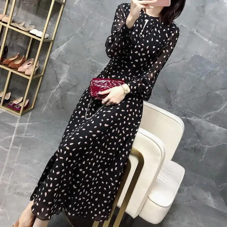 Vintage Summer French Chic Unif Dress Women Long Party Dress Plus Size Casual O-Neck Regular Chiffon Dresses Women Clothes
Vintage Summer French Chic Unif Dress Women Long Party Dress Plus Size Casual O-Neck Regular Chiffon Dresses Women Clothes