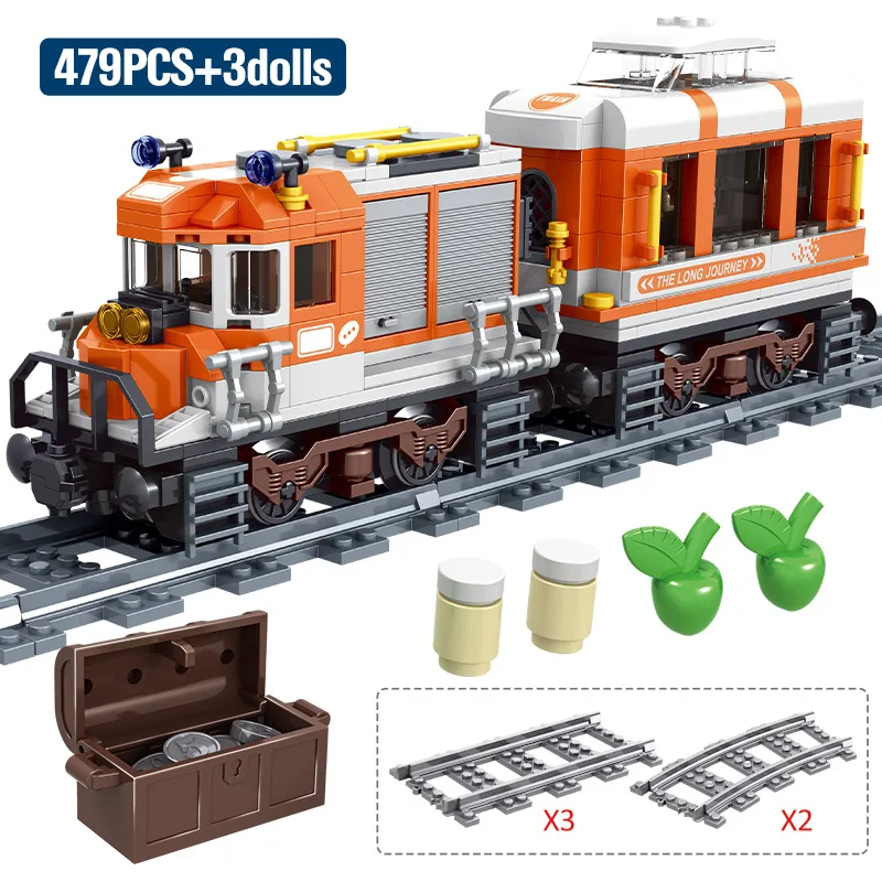 Конструктор MOC Детский развивающий «Поезд на большие расстояния», 479 шт.
Конструктор MOC Детский развивающий «Поезд на большие расстояния», 479 шт.