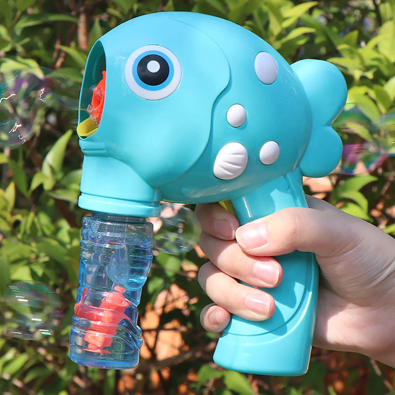 Cartoon Fish Bubble Inertial Manual Bubble Blowing Machine 100ML Kids Birthday Gift Bubble Maker Gun Soap Blow
Cartoon Fish Bubble Inertial Manual Bubble Blowing Machine 100ML Kids Birthday Gift Bubble Maker Gun Soap Blow
