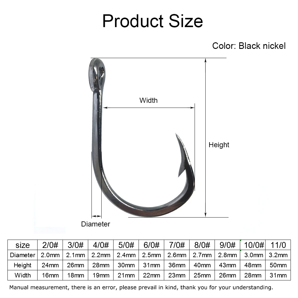 Circle Hook Jig Heads Stainless Steel Fishing Hooks Live Bait Fishhooks Freshwater Saltwater Sea Fishing Accessories Peche Pesca
Circle Hook Jig Heads Stainless Steel Fishing Hooks Live Bait Fishhooks Freshwater Saltwater Sea Fishing Accessories Peche Pesca