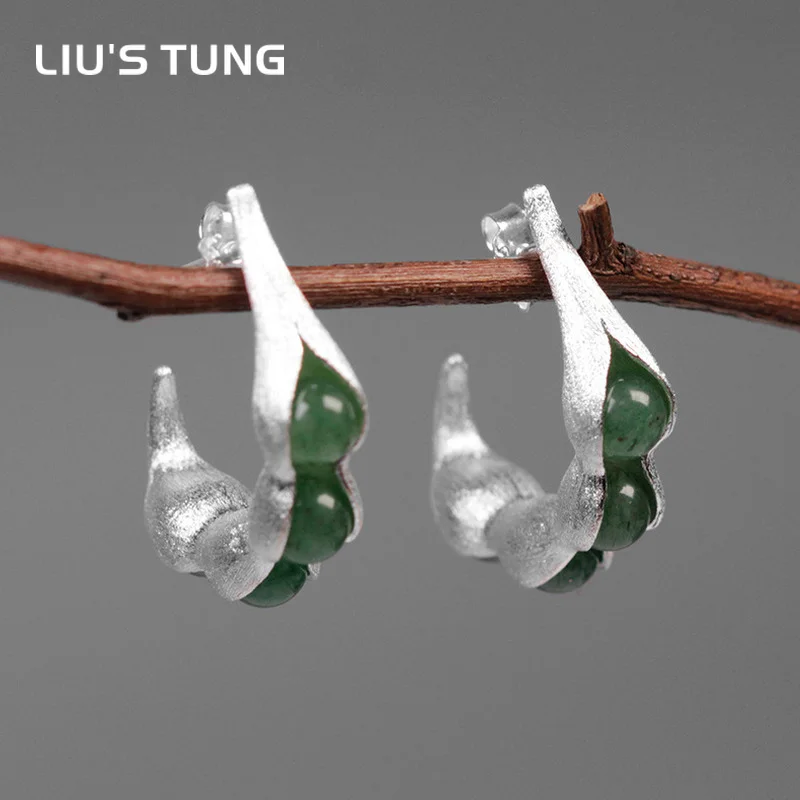 Серьги LIU'S TUNG из серебра S925 пробы с нефритовой подставкой для девушек и женщин, модные ювелирные украшения
Серьги LIU'S TUNG из серебра S925 пробы с нефритовой подставкой для девушек и женщин, модные ювелирные украшения
